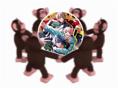 Monkey Circle Fling Posse Dice Arisugawa GIF | GIFDB.com