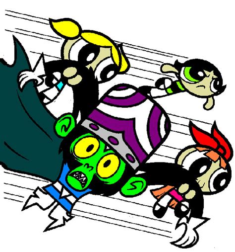 Powerpuff Girls V. MoJo JoJo by centaurs-and-fairies on DeviantArt