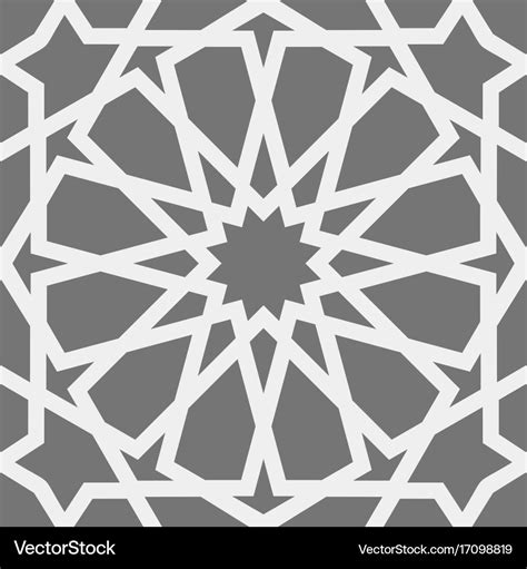 Islamic pattern seamless arabic geometric Vector Image