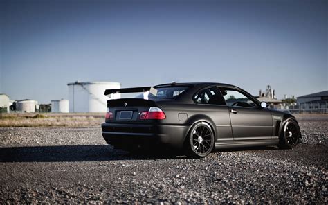 bmw e46 m3 tuning auto achter hd desktop wallpaper: breedbeeld: high ...