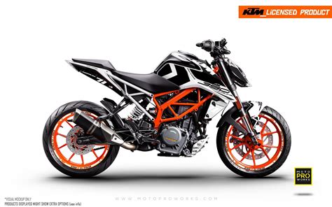 Motors 250-390 KTM DUKE 125-200 DECAL KIT 2017-2021 GRAPHIC STICKER SET ...