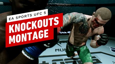 UFC 5 KO Montage - 5 Minutes of Brutal Slow-Mo Knockouts - YouTube