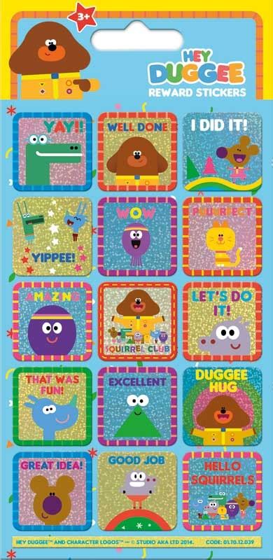 Hey Duggee Reward Stickers Wholesale