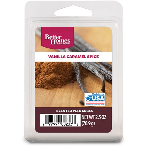 Vanilla Caramel Spice Scented Wax Melts, Better Homes & Gardens, 2.5 oz ...