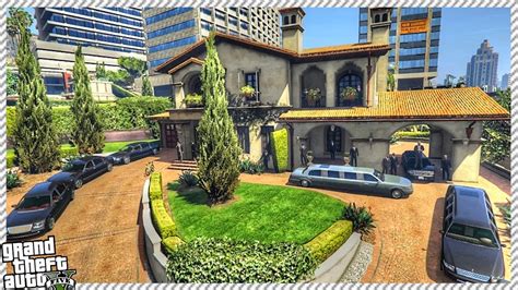 GTA 5 - The Mafia Take Over Michael's House - YouTube