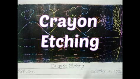 Crayon Etching - YouTube