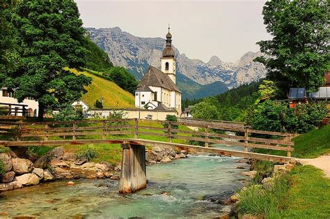 berchtesgaden, mountains, berchtesgaden alps, view, massif, bavaria ...