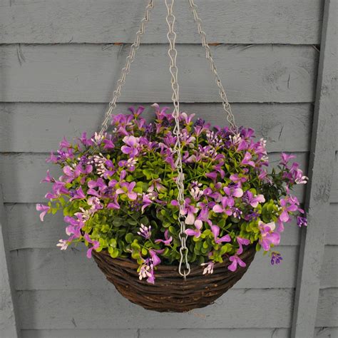 Fake hanging baskets - The Artificial Flowers Company