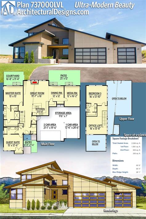 Ultra Modern House Plans Ultra Modern House Plan With 4 Bedroom Suites ...