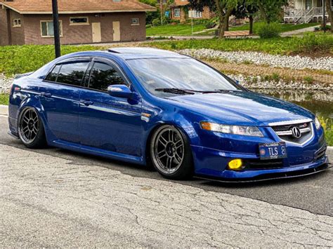 2008 Acura TL with 18x9.5 15 Enkei Rpf1 and 225/40R18 Nankang Ns-25 and ...