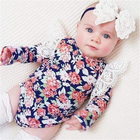 Aliexpress.com : Buy Floral New Born Baby Infant Girl Clothes Set ...