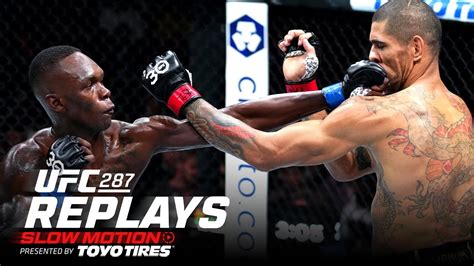 UFC 287 Highlights in SLOW MOTION! - YouTube