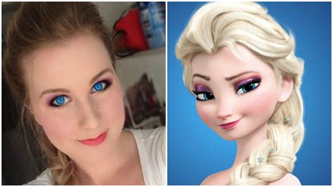 Disney's Frozen Elsa Makeup Tutorial - YouTube