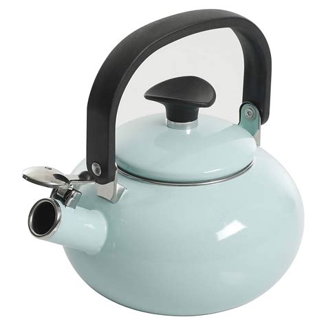 Kenmore 1.5 Qt Broadway Steel Whistling Stove Top Tea Pot Kettle ...