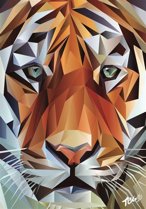 Tiger | Kunst auf leinwand, Abstrakte kunst auf leinwand, Leinwandkunst