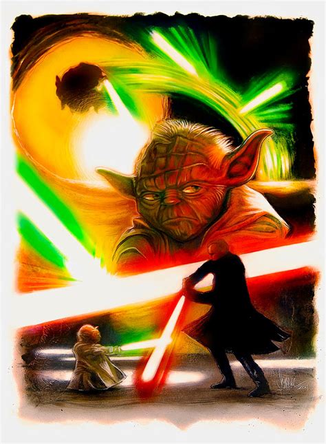 Yoda vs Dooku by PaulShipper on DeviantArt