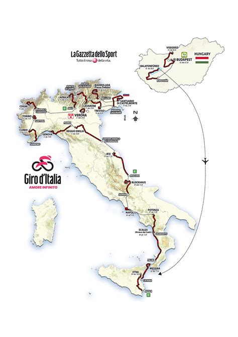 2022 Giro d'Italia: Full race route confirmed with just 26km of time ...