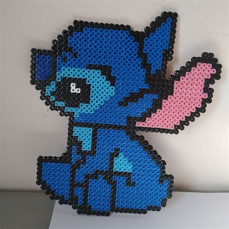 Stitch Perler Sprite Perler Beads Pixel Art Templates Stitch Disney ...