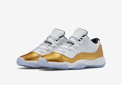 The Air Jordan 11 Retro Low Looks Good in 'Metallic Gold' - WearTesters