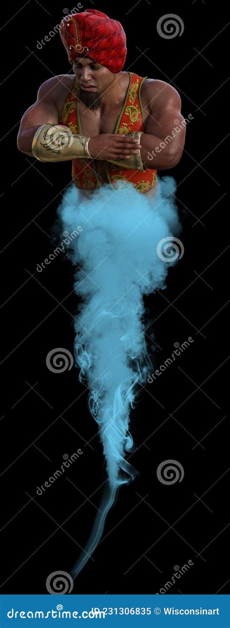 Magic Genie, Aladdin, Wishes, Isolated Stock Image - Illustration of ...