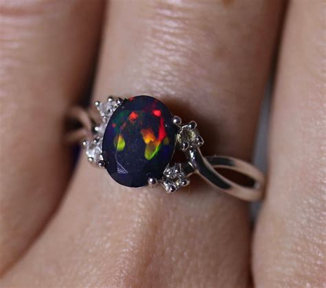 Black opal ring - manualnored