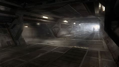 Wide Sci-fi hallway | Concept art world, Concept art, Science fiction ...