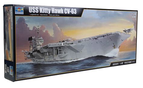 Buy Trumpeter #5619 USS Kitty Hawk CV-63 Plastic Model Kit, 1/350 Scale ...