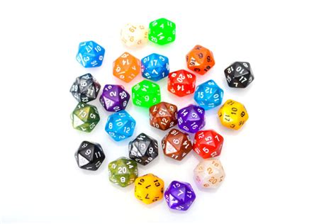 Bulk 20 Sided Dice | 25 Count Assorted D20s – Easy Roller Dice Company