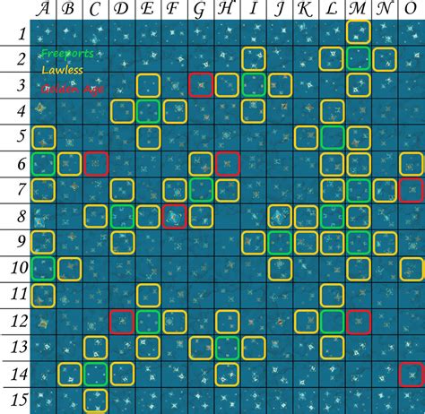 Atlas: Atlas Map with Freeports, Lawless and Golden Age Grid