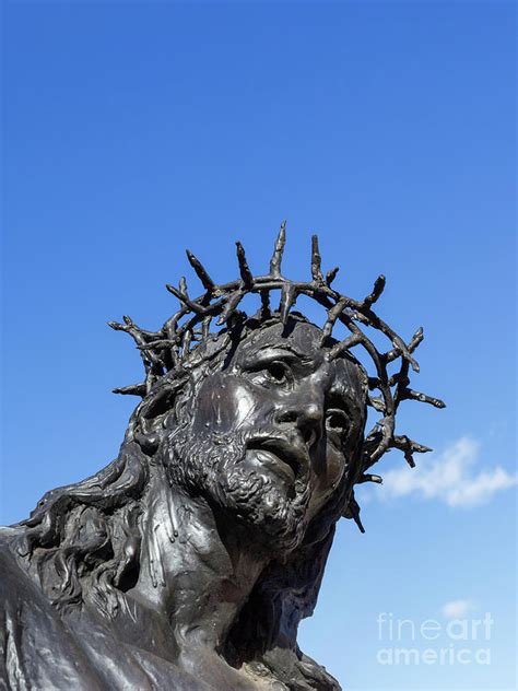 Black statue of Jesus Christ Sculpture by Kyna Studio