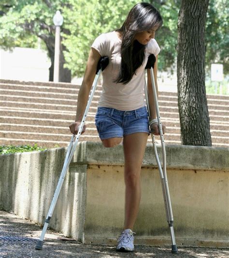 Pin by Who Knows on Leg - Crutch | Amputee, Disability awareness, Crutches