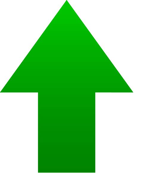 Green Arrow Up - ClipArt Best