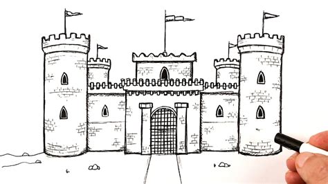 Details 145+ medieval castle drawing best - vietkidsiq.edu.vn