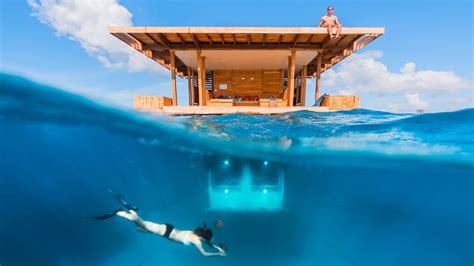 Photos World S First Glass Underwater Hotel Suite At Conrad Maldives