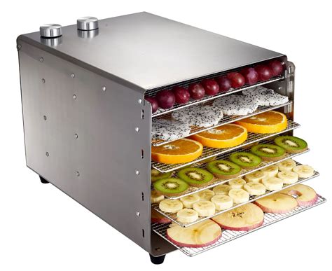 Septree Mini Stainless Steel Fruit Drying Machine 680W 6 Layers Timing ...