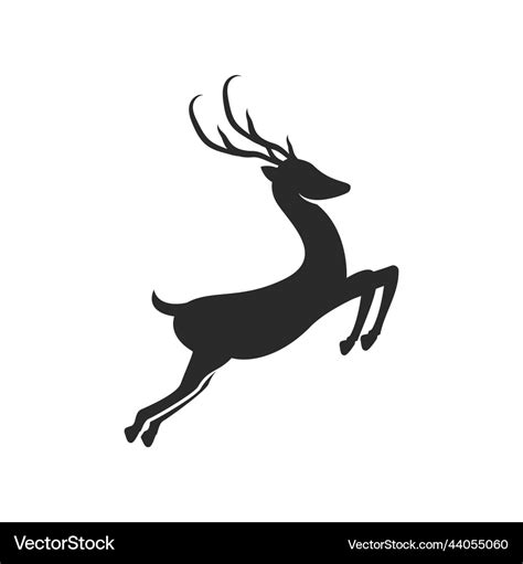 Deer antler ilustration Royalty Free Vector Image