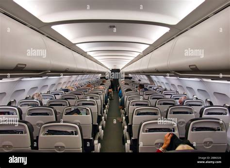 Airbus a320 plane inside cabin hi-res stock photography and images - Alamy