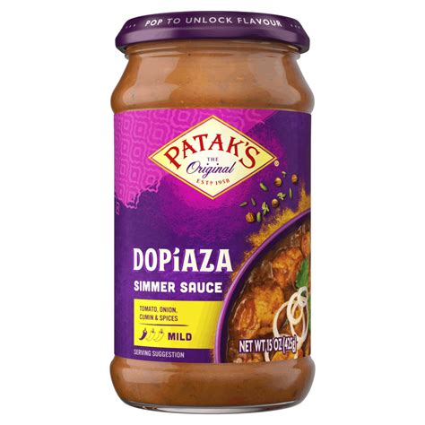 Dopiaza Simmer Sauce - Pataks USA