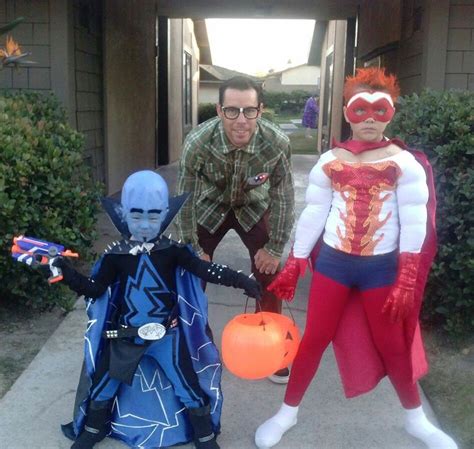 Megamind, Titan and a nerd | Costumes, Winter jackets, Halloween costumes