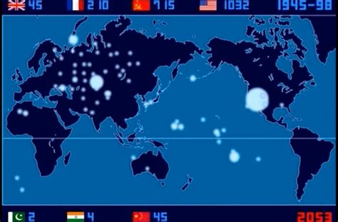 ANTHROPOLOGY OF ACCORD: Map on Monday: NATIONS WITH NUCLEAR WEAPONS AND ...