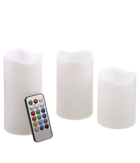 Luma 3 LED Candles With Remote Control Timer: Buy Luma 3 LED Candles ...