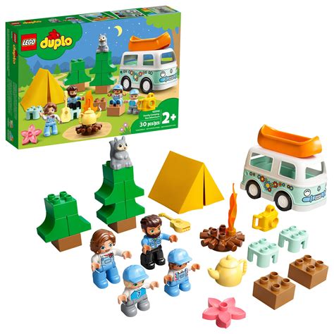 LEGO DUPLO Town Family Camping Van Adventure 10946 Building Toy for ...