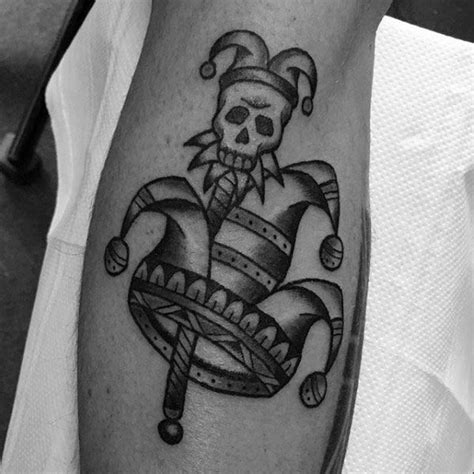 50 Jester Tattoo Designs For Men - Entertainer Ink Ideas | Jester ...