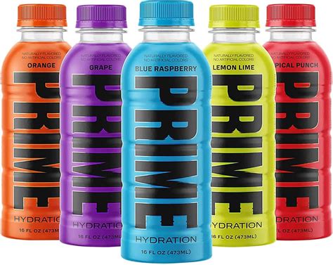 Prime Hydration Variety Pack of 5 All Flavors : Amazon.co.uk: Grocery