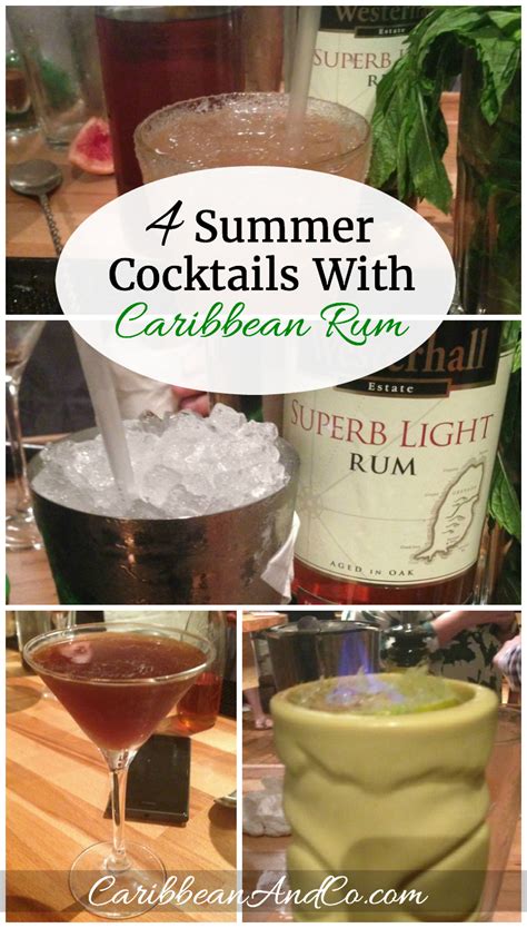 4 Summer Cocktails With Caribbean Rum | Caribbean & Co.