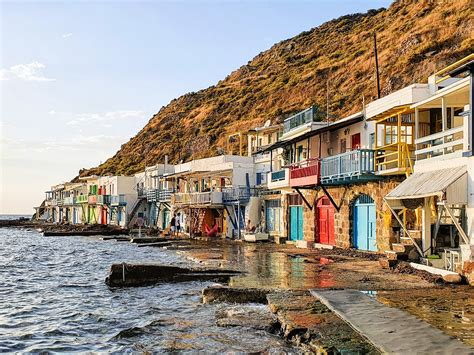 Klima Milos - Colourful Village In Milos Island Greece