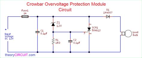 Crowbar Overvoltage Protection Module