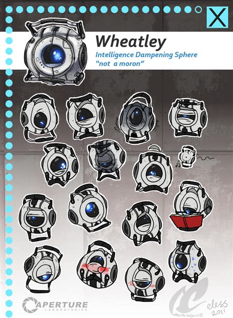 Portal 2 - Wheatley study by mmishee on DeviantArt