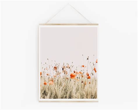 Poppies Print Set of 2 Printable Wall Art Botanical - Etsy