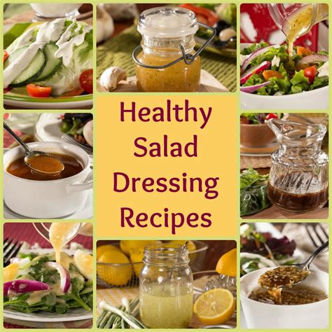 Healthy Salad Dressing Recipes: 8 Easy Favorites ...